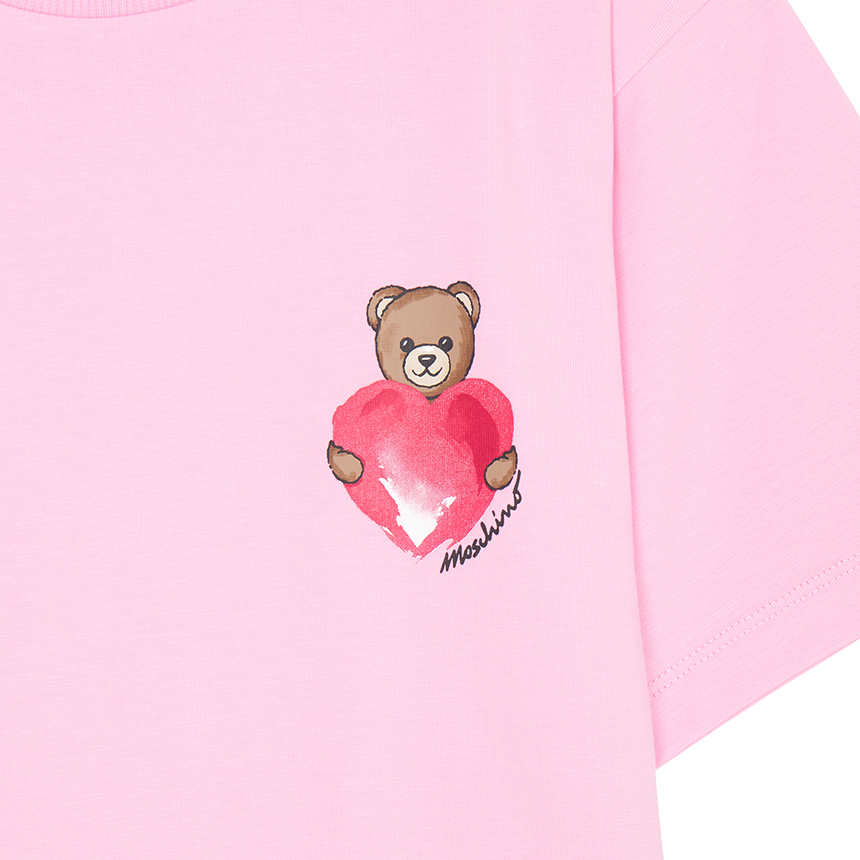 모스키노키즈(MOSCHINO KIDS) 반팔티셔츠 (성인착용가능) HDM076 LBA00 51473