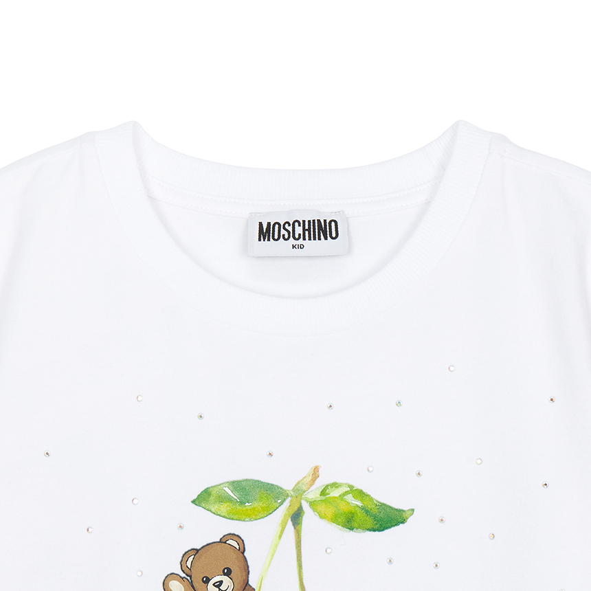 모스키노키즈(MOSCHINO KIDS) 반팔 티셔츠 (성인착용가능) HFM06K LBA10 10101