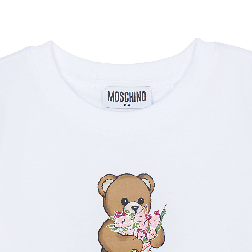 모스키노키즈(MOSCHINO KIDS) 반팔 티셔츠 (성인착용가능) HGM06K LAA02 10101