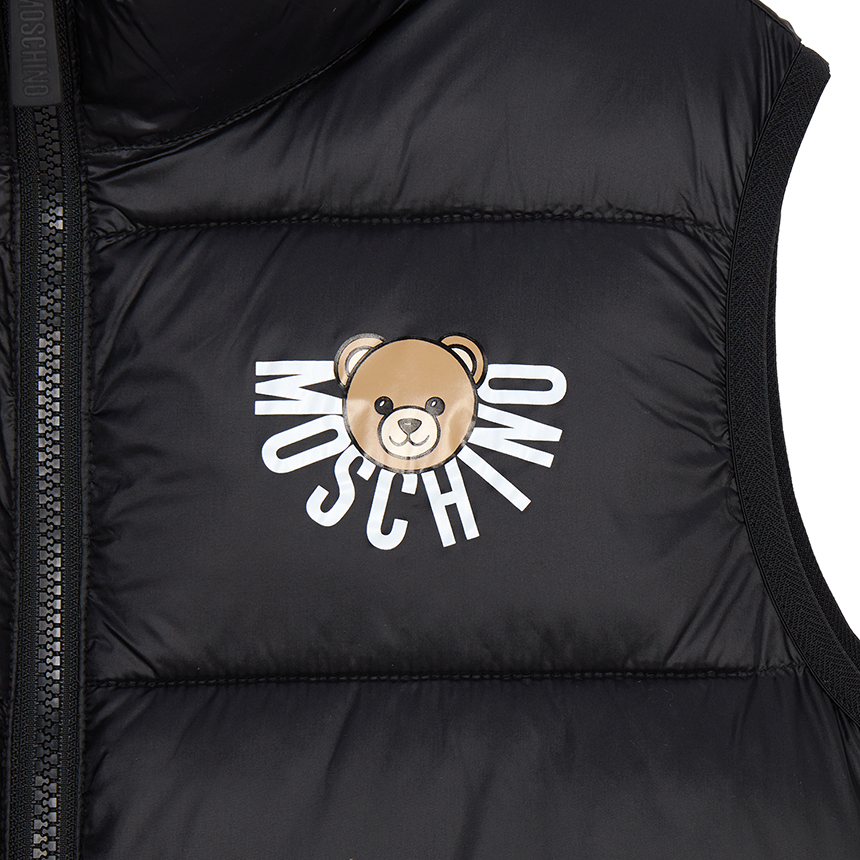 모스키노키즈(MOSCHINO KIDS) 패딩 조끼 (성인착용가능) HQS02K L3A32 60100