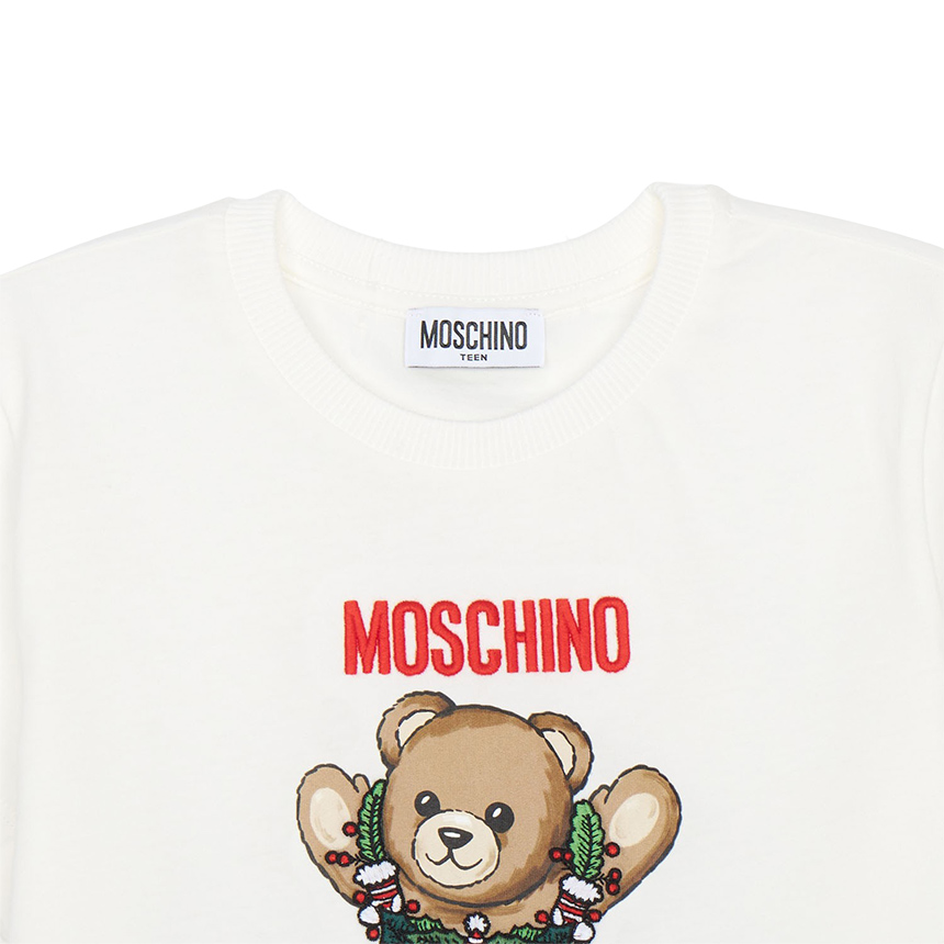 모스키노키즈(MOSCHINO KIDS) 반팔 티셔츠 (성인착용가능) HUM05H LAA01 10063
