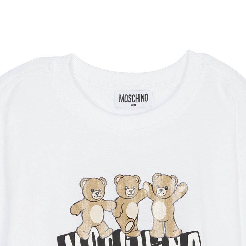 모스키노키즈(MOSCHINO KIDS) 반팔티셔츠 (성인착용가능) HUM05P LAA23 10101
