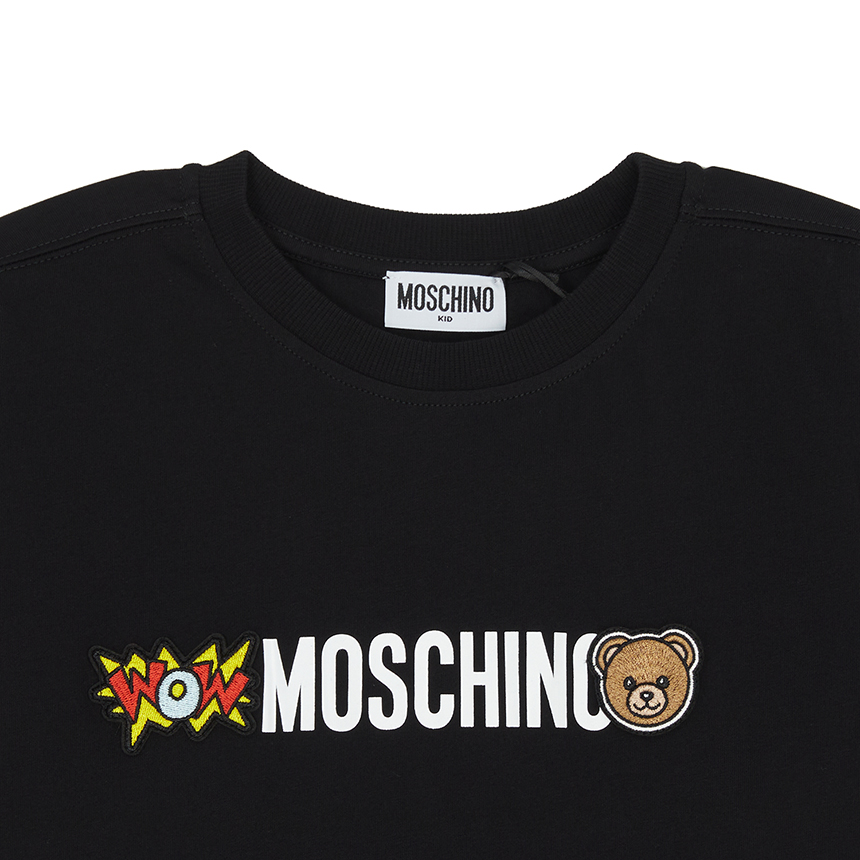 모스키노키즈(MOSCHINO KIDS) 반팔 티셔츠 (성인착용가능) HUM05Q LAA24 60100