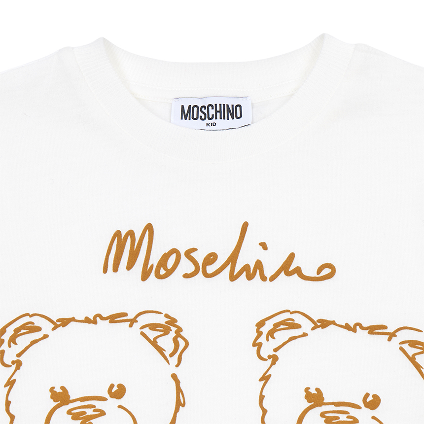 모스키노키즈(MOSCHINO KIDS) 반팔티셔츠 HWM04K LAA01 10063