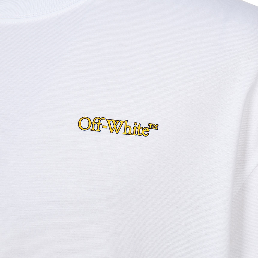 오프화이트(OFF WHITE) 테이프 애로우 스케이트 반팔 티셔츠 (남여공용) 44MAA120G5J009 0122