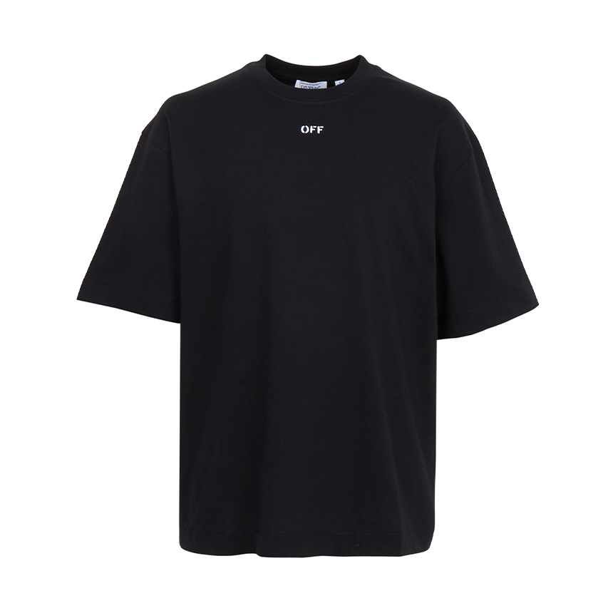 오프화이트(OFF WHITE) 스크리블 다이애그널 스케이트 반팔 티셔츠 (남여공용) 44MAA120G5J00E 1001