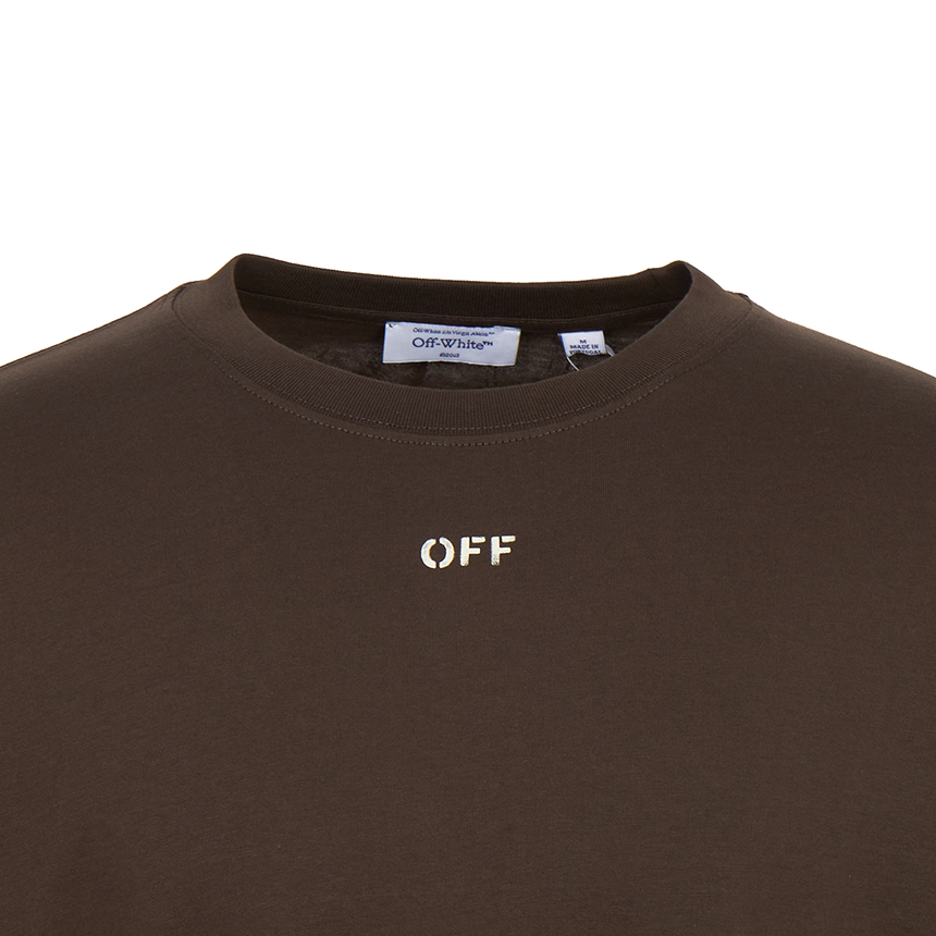 오프화이트(OFF WHITE) 마터덤 애로우 스케이트 반팔 티셔츠 (남여공용) 44MAA120G5J00I 6E61
