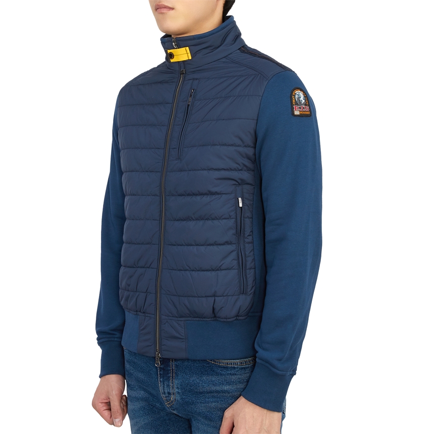 파라점퍼스(PARAJUMPERS) 엘리엇 플리스 남자 패딩 점퍼 자켓 레귤러핏 PMHYBFP02 NAVY ESTATE BLUE
