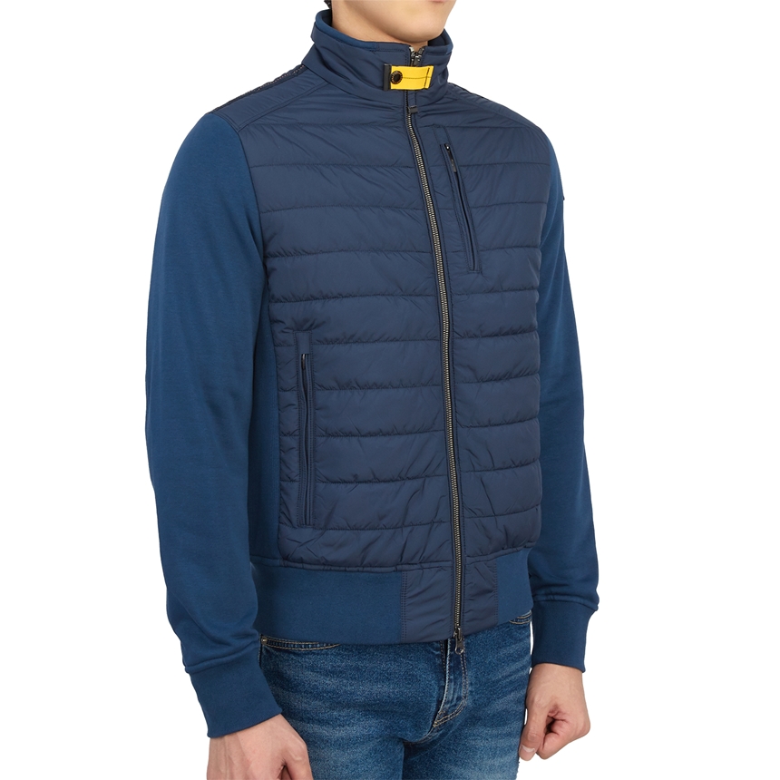 파라점퍼스(PARAJUMPERS) 엘리엇 플리스 남자 패딩 점퍼 자켓 레귤러핏 PMHYBFP02 NAVY ESTATE BLUE
