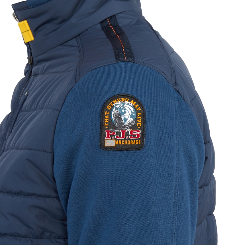 파라점퍼스(PARAJUMPERS) 엘리엇 플리스 남자 패딩 점퍼 자켓 레귤러핏 PMHYBFP02 NAVY ESTATE BLUE