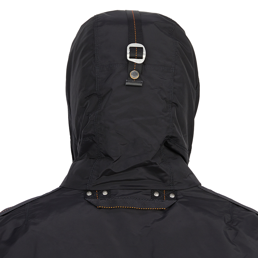 파라점퍼스(PARAJUMPERS) 고비 마스터피스 남자 숏 패딩 점퍼 PMJCKMA01 BLACK