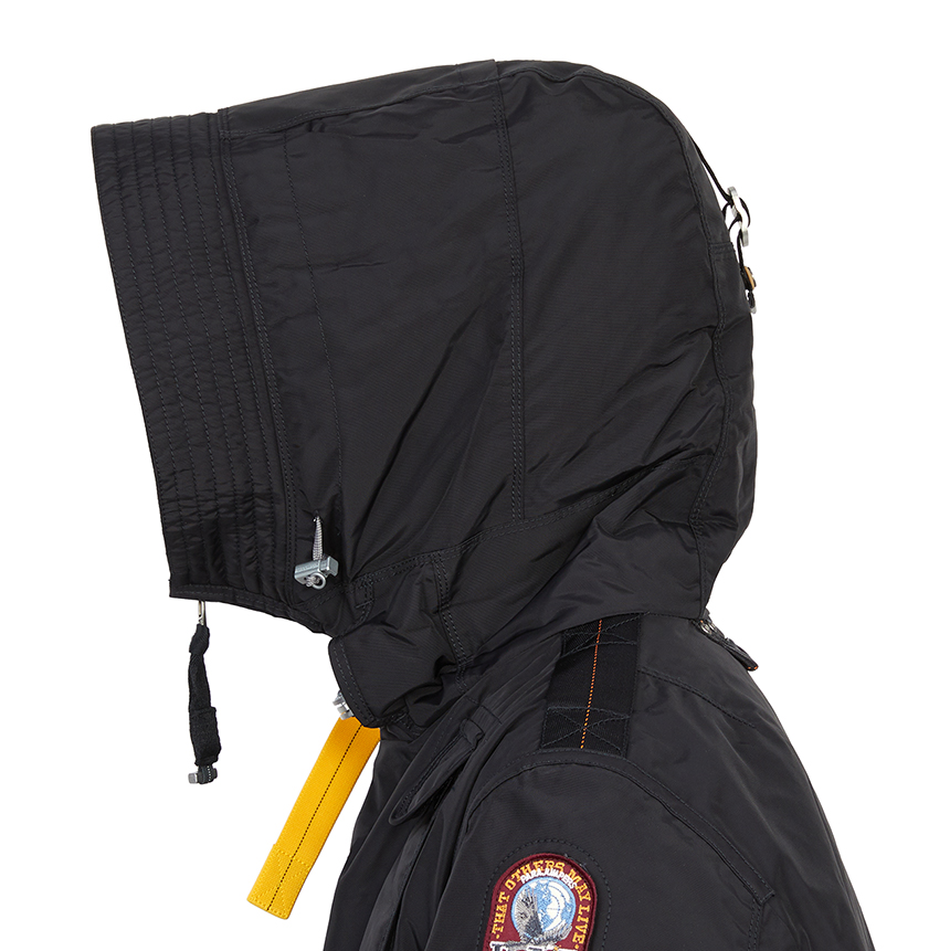 파라점퍼스(PARAJUMPERS) 고비 마스터피스 남자 숏 패딩 점퍼 PMJCKMA01 BLACK