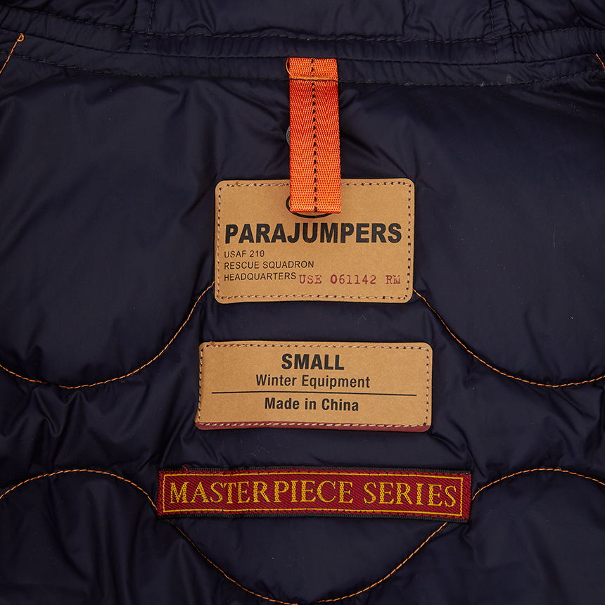 파라점퍼스(PARAJUMPERS) 남성 고비 마스터피스 패딩 점퍼 PMJCKMA01 NAVY