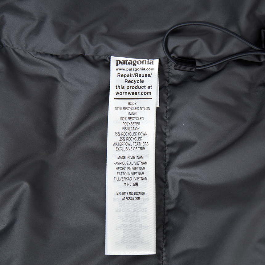 파타고니아(PATAGONIA) 다운드리프트 여성 패딩 점퍼 20625 BLK
