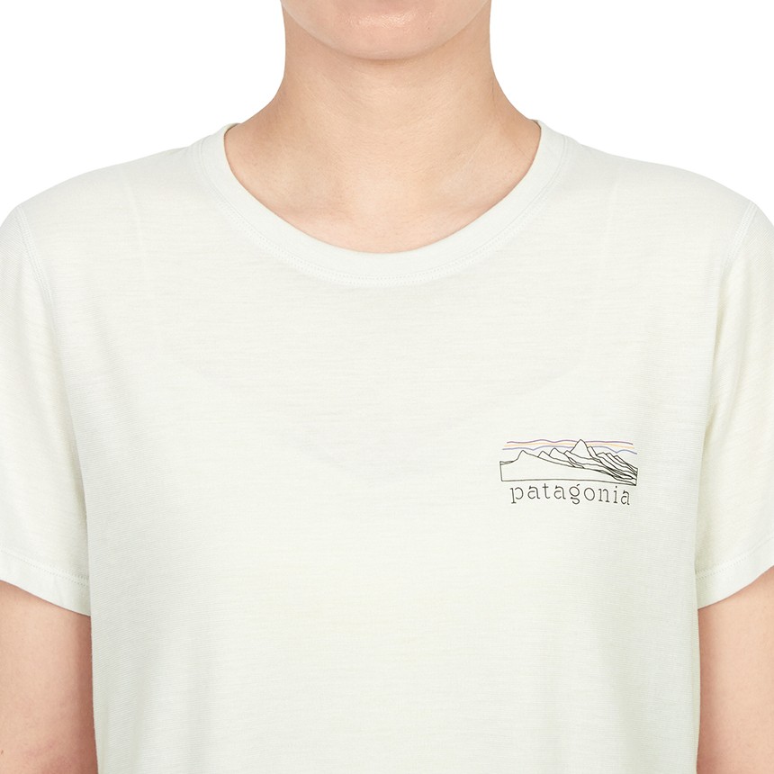 파타고니아(PATAGONIA) 캐필린 스트라타피크스 여성 반팔티셔츠 23726 DYWH
