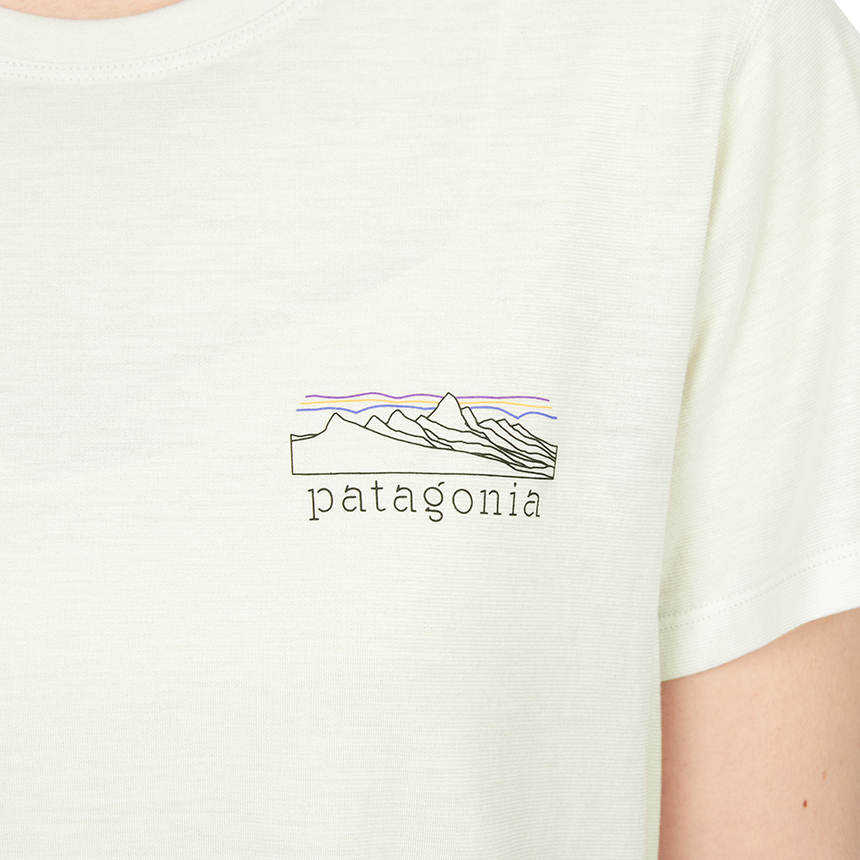 파타고니아(PATAGONIA) 캐필린 스트라타피크스 여성 반팔티셔츠 23726 DYWH