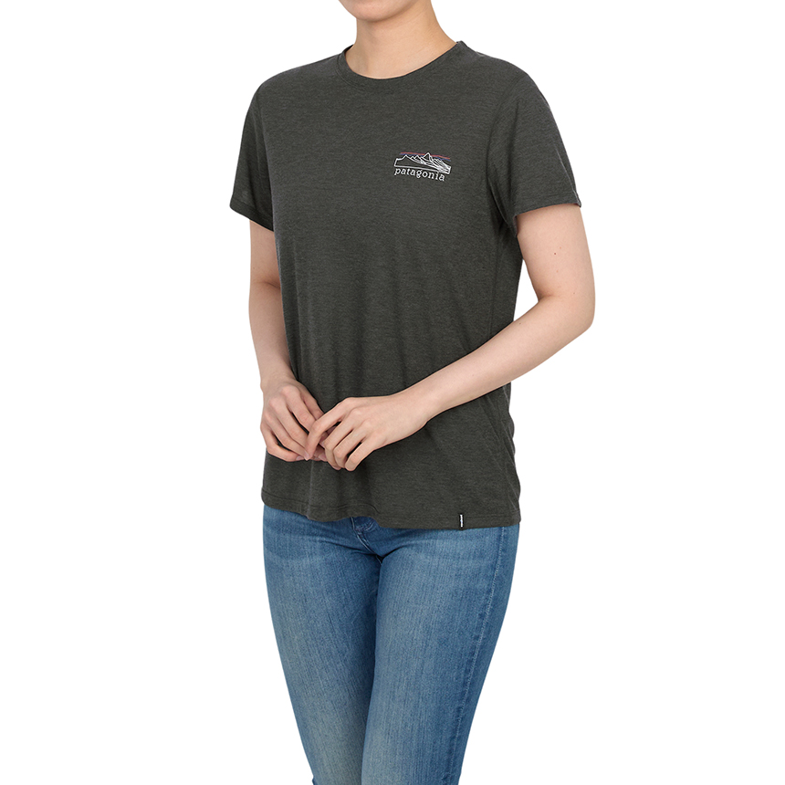 파타고니아(PATAGONIA) 캐필린 스트라타피크스 여성 반팔티셔츠 23726 INBK