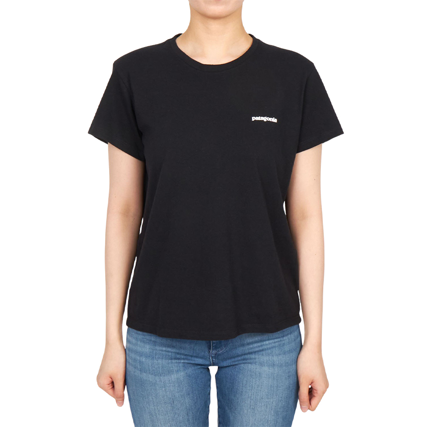 파타고니아(PATAGONIA) P-6 리스판서빌리 여성 반팔티셔츠 37567 BLK