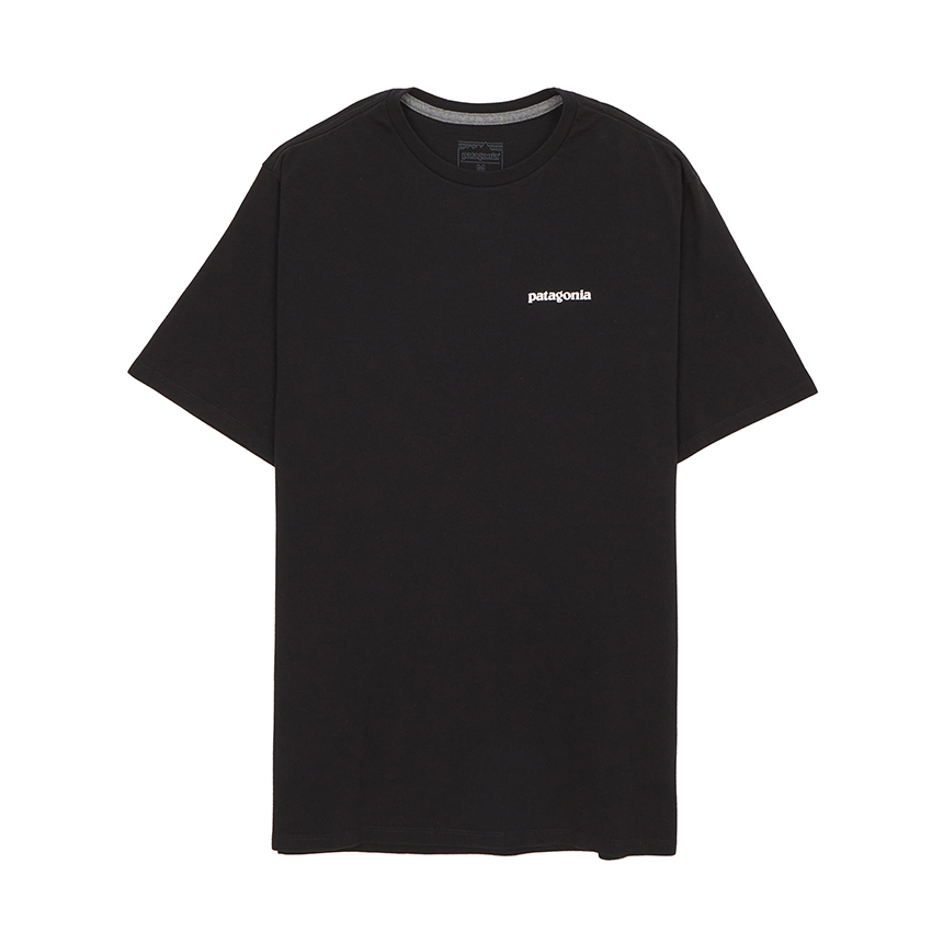 파타고니아(PATAGONIA) P-6 남성 반팔티셔츠 38504 BLK
