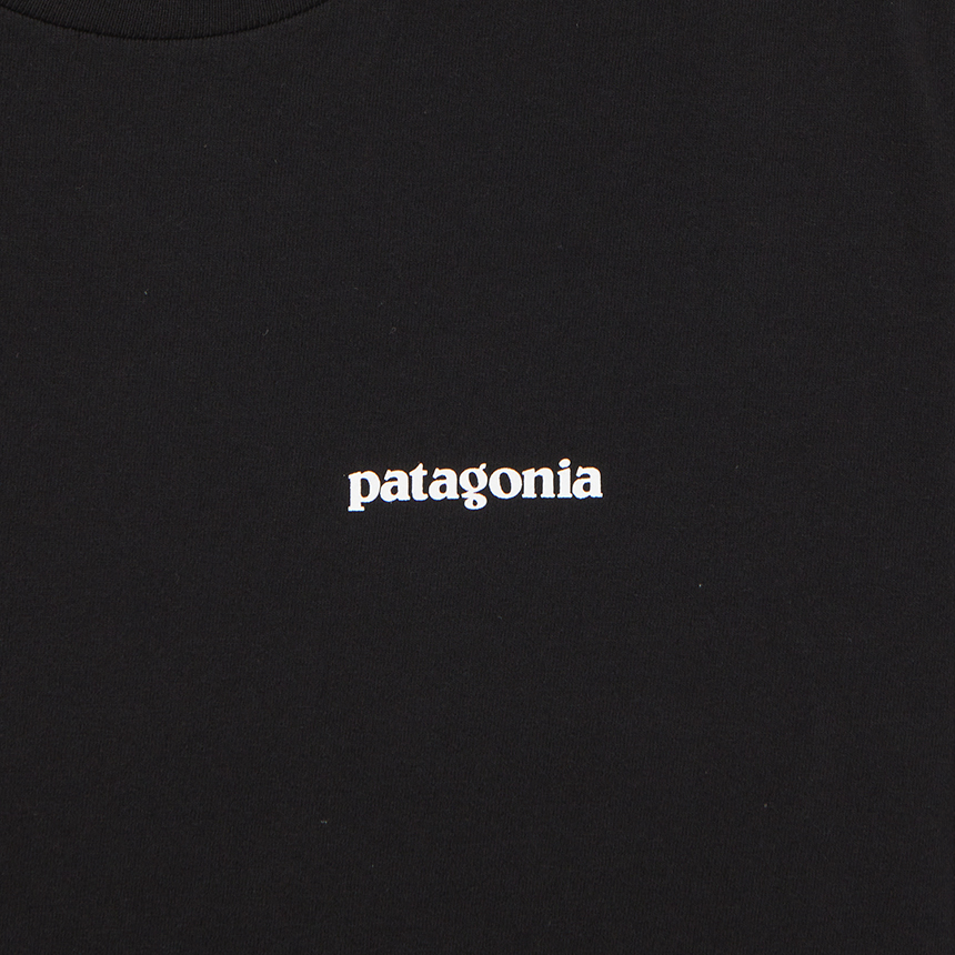 파타고니아(PATAGONIA) P-6 남성 반팔티셔츠 38504 BLK
