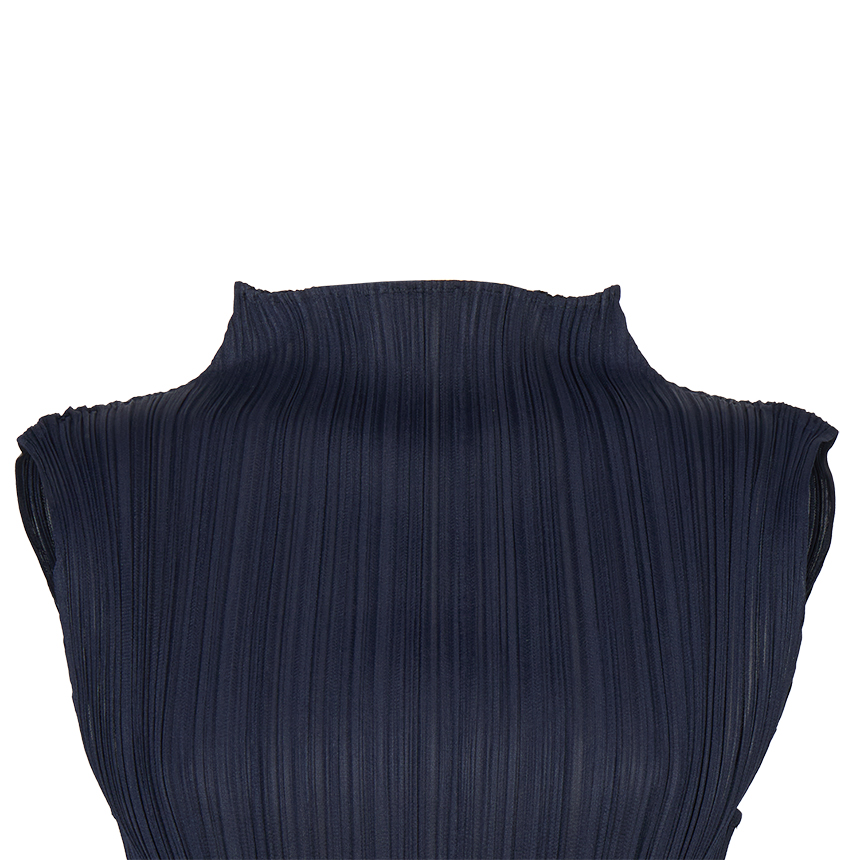 플리츠플리즈 이세이미야케(PLEATS PLEASE ISSEY MIYAKE) 여성 하이넥 민소매 티셔츠 PP66 JK402 75