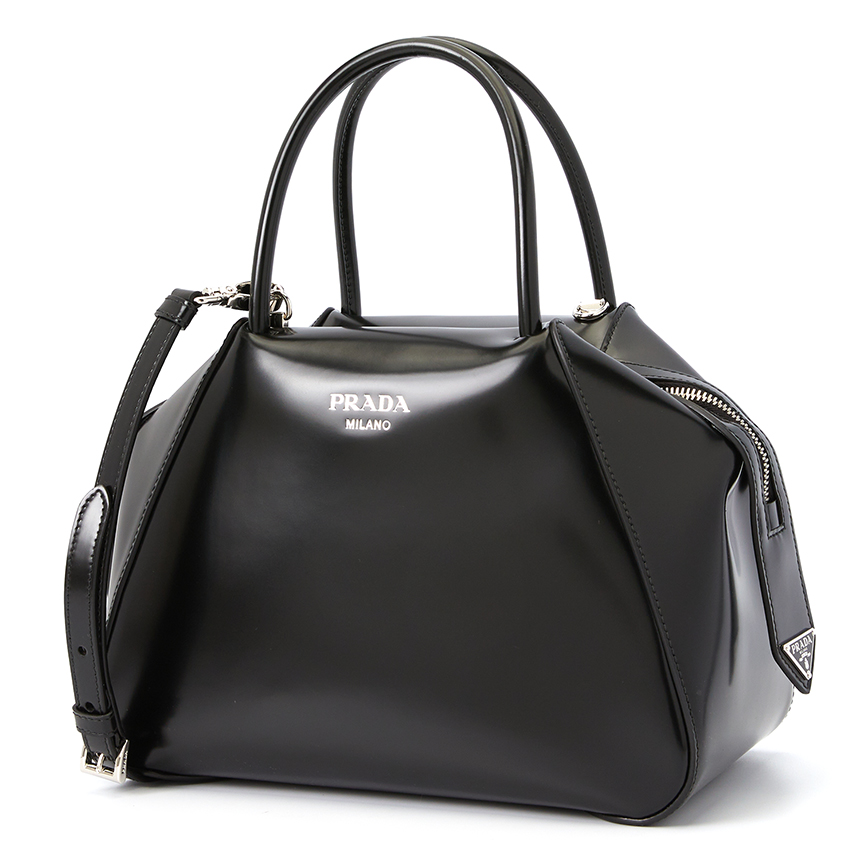 프라다(PRADA) 로고 브러시드 스몰 슈퍼노바 여자 토트겸숄더백 1BA366 ZO6 F0002 OOO