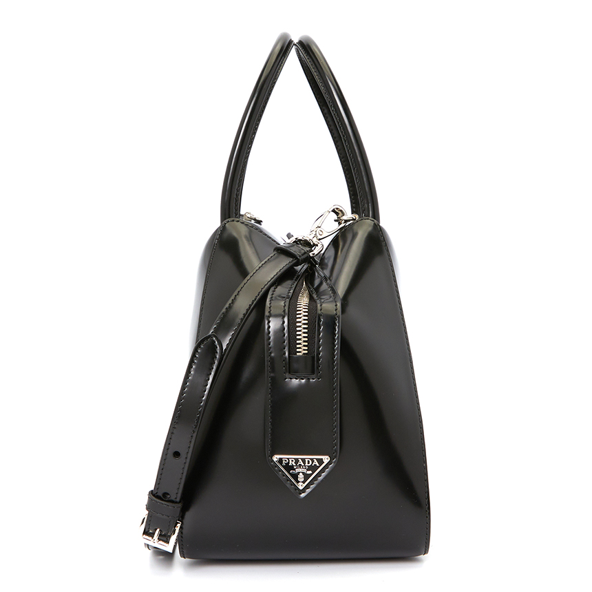 프라다(PRADA) 로고 브러시드 스몰 슈퍼노바 여자 토트겸숄더백 1BA366 ZO6 F0002 OOO