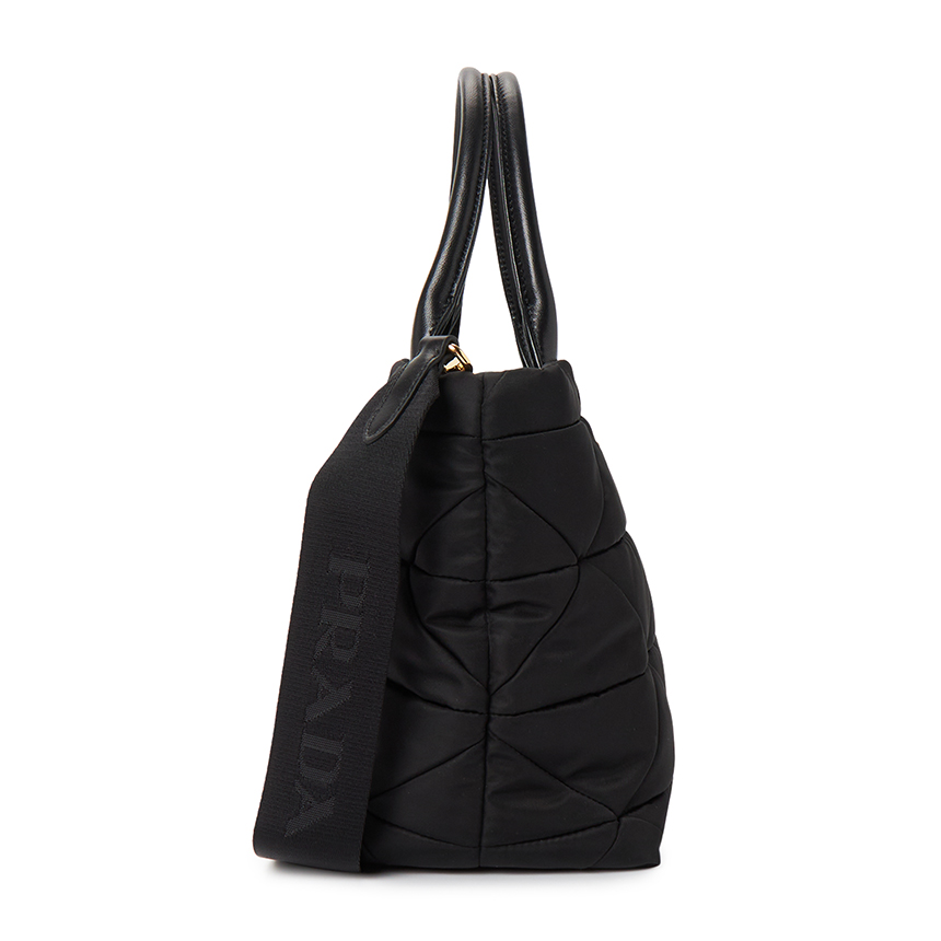 프라다(PRADA) 스몰 리나일론 패딩 여성 토트백 1BG373 RDJN F0632 B9M