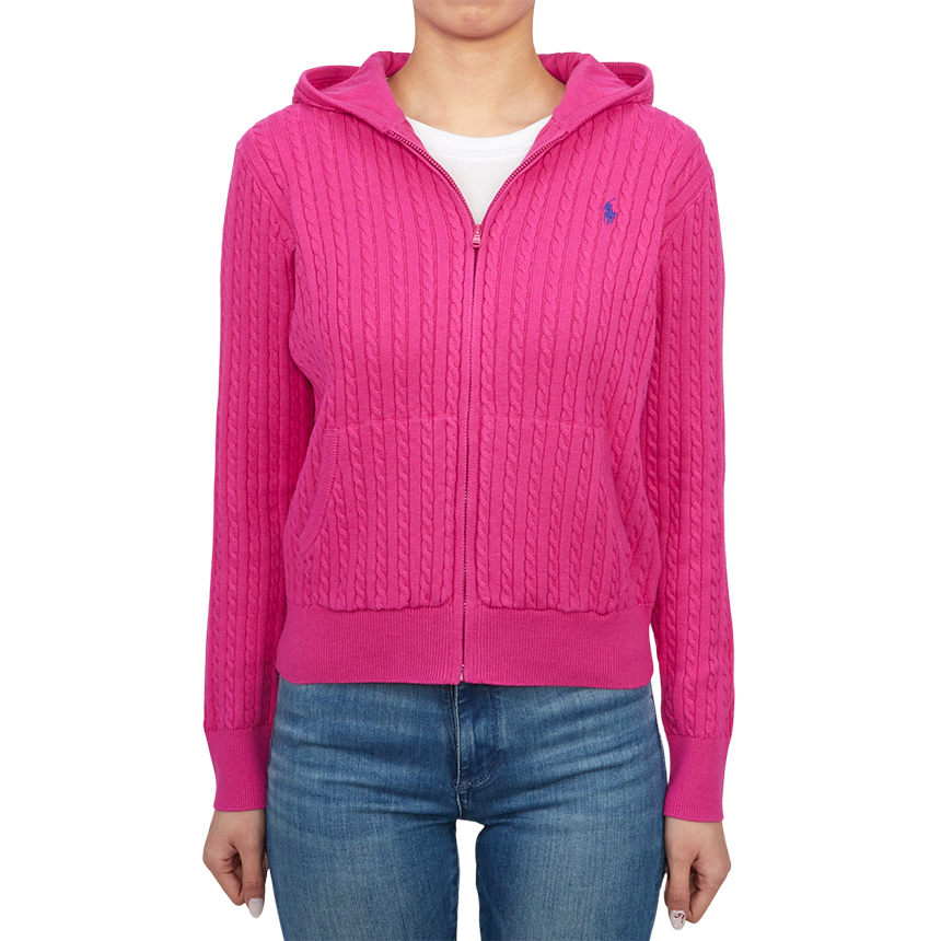 폴로랄프로렌키즈(RALPH LAUREN KIDS) 후드 집업 가디건 (성인착용가능) 313916533005 PINK