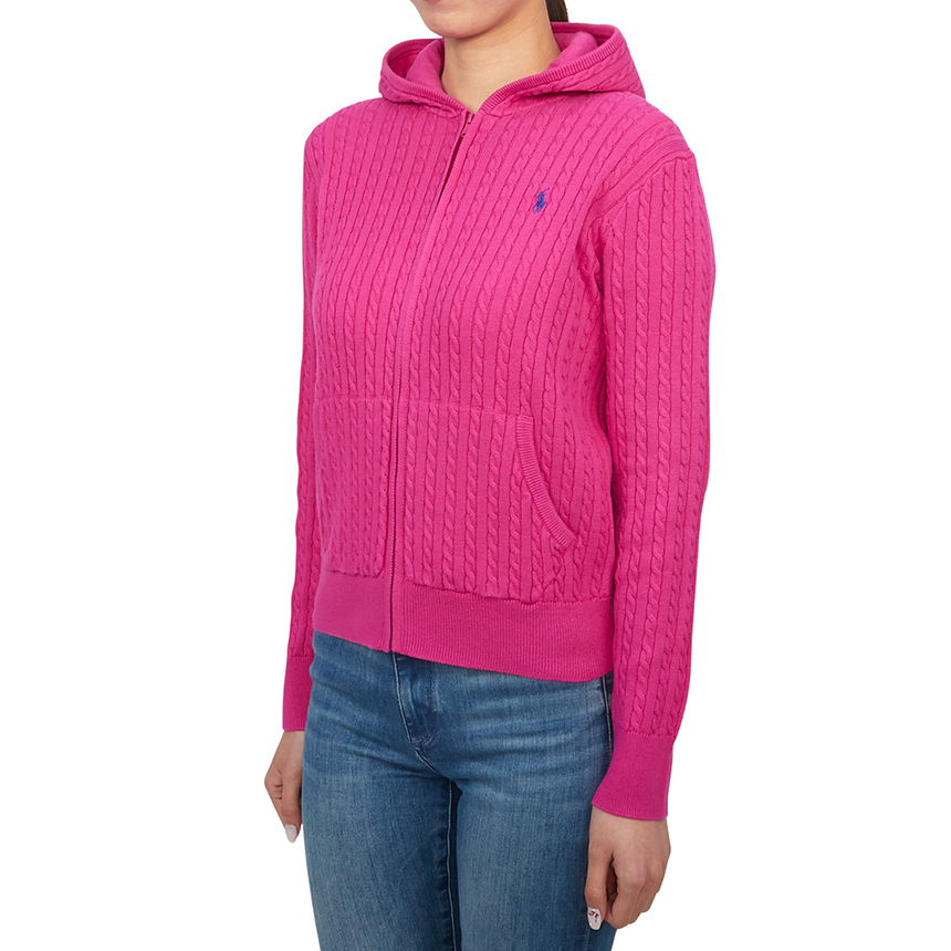 폴로랄프로렌키즈(RALPH LAUREN KIDS) 후드 집업 가디건 (성인착용가능) 313916533005 PINK