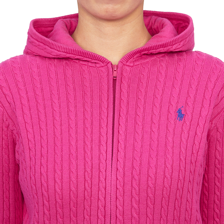 폴로랄프로렌키즈(RALPH LAUREN KIDS) 후드 집업 가디건 (성인착용가능) 313916533005 PINK