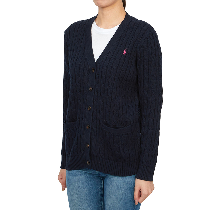 폴로랄프로렌키즈(RALPH LAUREN KIDS) 케이블 가디건 (성인착용가능) 313950765001 NAVY