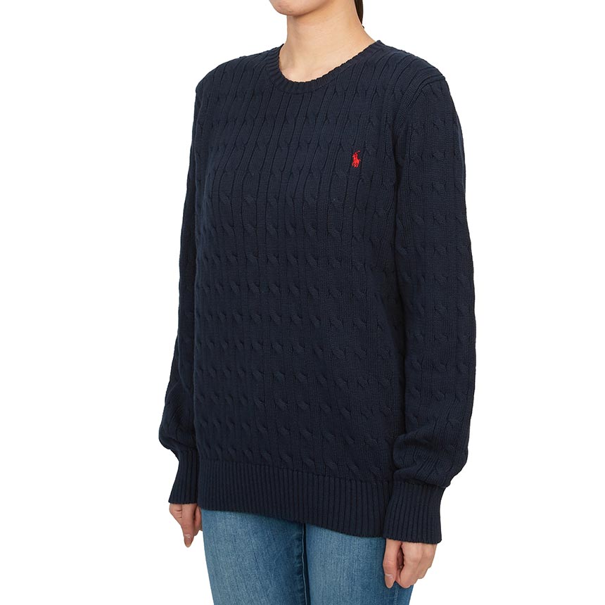 폴로랄프로렌키즈(RALPH LAUREN KIDS) 케이블 니트 (성인착용가능) 323702674060 NAVY