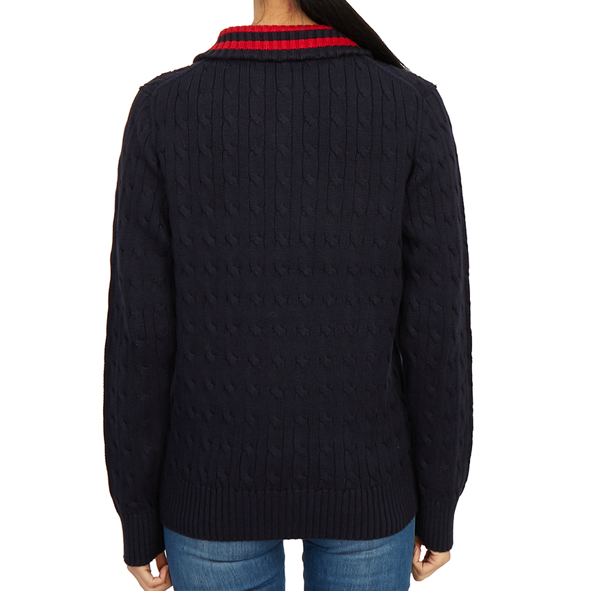 폴로랄프로렌키즈(RALPH LAUREN KIDS) 스크래치 반집업 니트 323868894005 NAVY (성인착용가능) SB_323868894005 NAVY_070