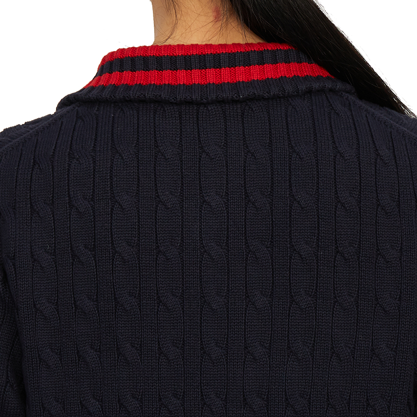 폴로랄프로렌키즈(RALPH LAUREN KIDS) 스크래치 반집업 니트 323868894005 NAVY (성인착용가능) SB_323868894005 NAVY_070