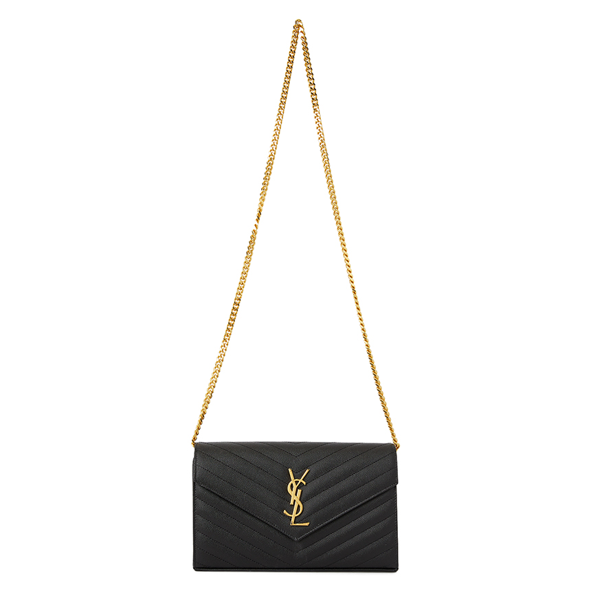 생로랑(SAINT LAURENT PARIS) 모노그램 마틀라세 여성 체인 숄더백 377828 BOW01 1000