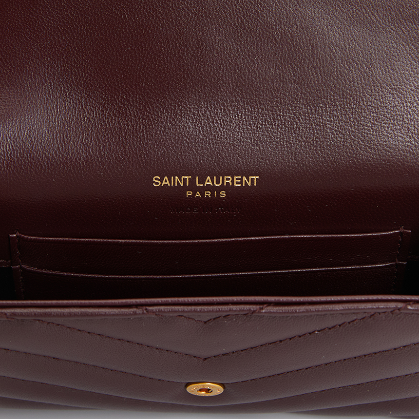 생로랑(SAINT LAURENT PARIS) 카산드라 여성 카드지갑 414404 AAA44 6195