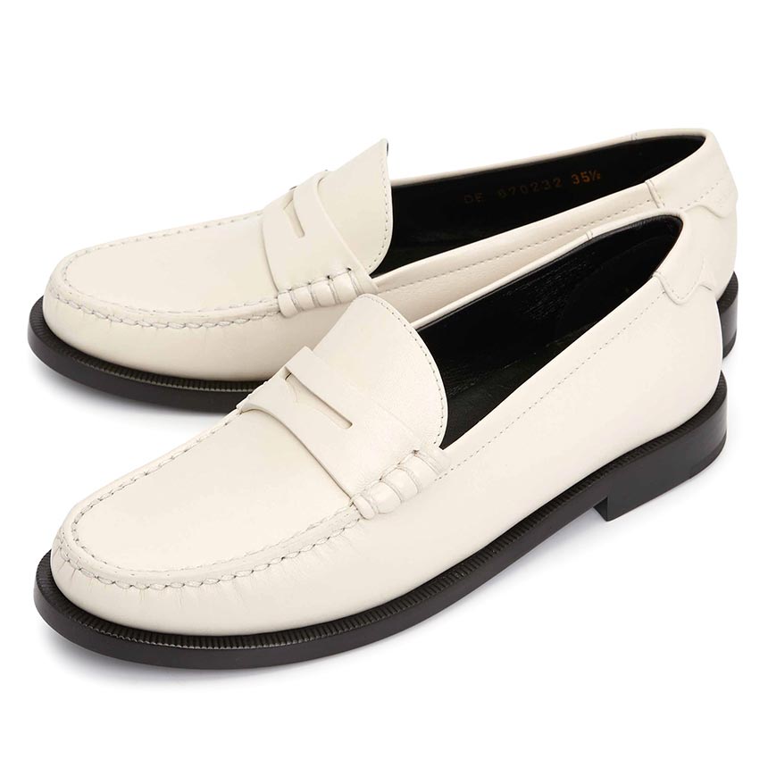 생로랑(SAINT LAURENT PARIS) 스크래치 모노그램 페니 여성 로퍼 670232 18RTT 1906 SD_670232 18RTT 1906_048