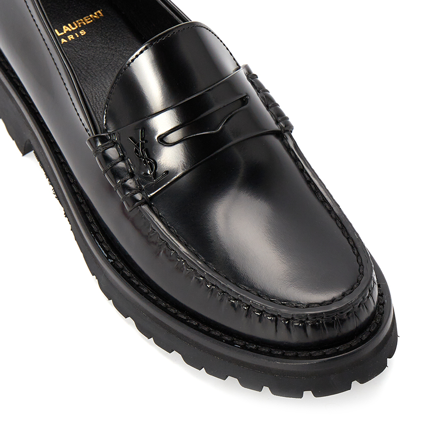 생로랑(SAINT LAURENT PARIS) 스크래치 모노그램 페니 여성 로퍼 716556 AO9VV 1000 SB_716556 AO9VV 1000_037