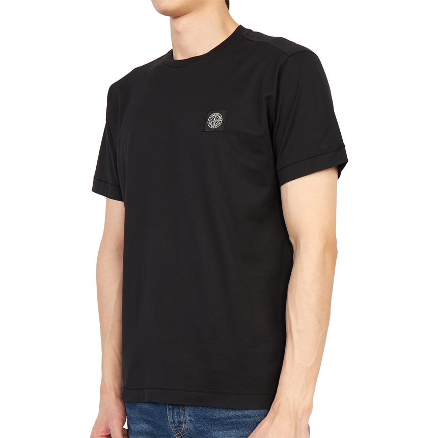 스톤아일랜드(STONE ISLAND) 로고 패치 남자 반팔티셔츠 101524113 A0029
