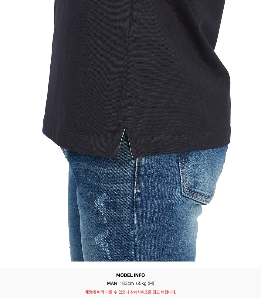 스톤아일랜드(STONE ISLAND) 로고 남자 카라 반팔티셔츠 10152SC17 A0020