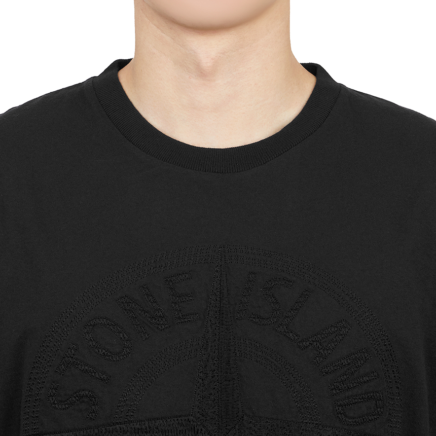 스톤아일랜드(STONE ISLAND) 로고 남자 반팔티셔츠 771521559 V0029