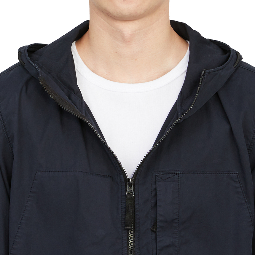 스톤아일랜드(STONE ISLAND) 수피마 와펜 남자 후드 자켓 781543310 V0020
