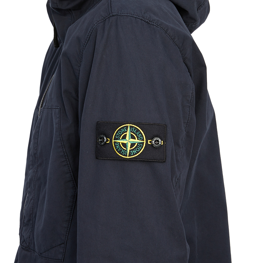 스톤아일랜드(STONE ISLAND) 수피마 와펜 남자 후드 자켓 781543310 V0020