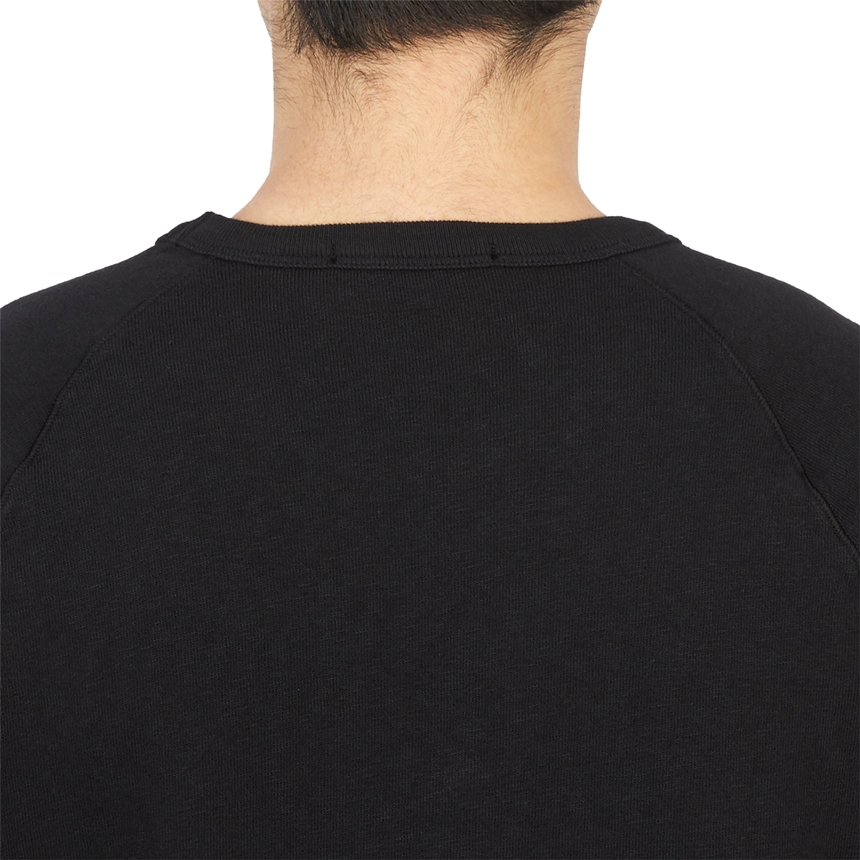 스톤아일랜드(STONE ISLAND) 올드 트리트먼트 와펜 남자 크루넥 긴팔 맨투맨 티셔츠 781566360 V0029