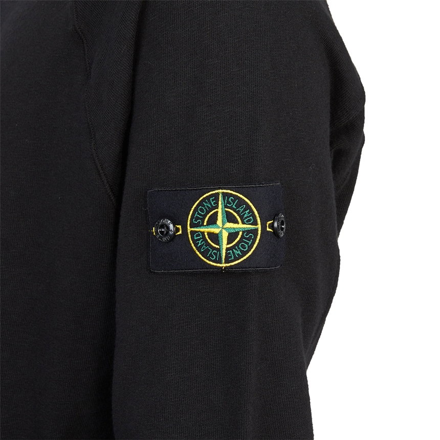 스톤아일랜드(STONE ISLAND) 올드 트리트먼트 와펜 남자 크루넥 긴팔 맨투맨 티셔츠 781566360 V0029