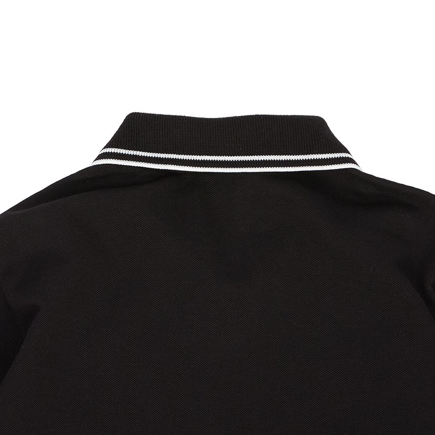 스톤아일랜드키즈(STONE ISLAND KIDS) 로고 패치 키즈 카라 반팔티셔츠 (성인착용가능) 781621348 V0029 10A12A