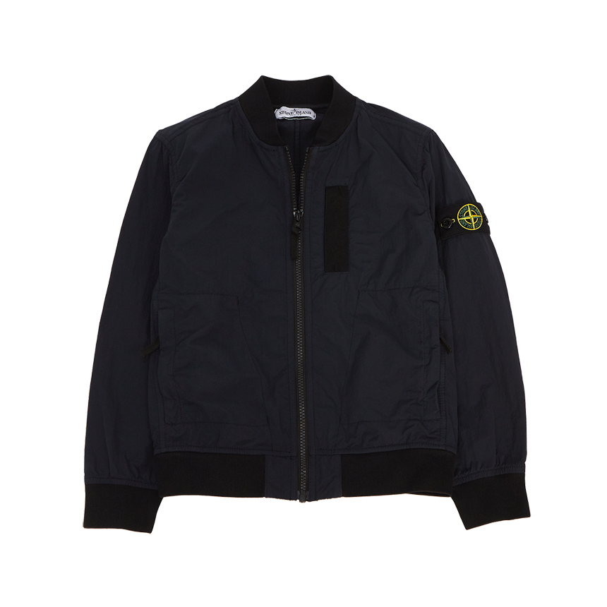 스톤아일랜드키즈(STONE ISLAND KIDS) 바람막이 점퍼 801640430 V0020 8A