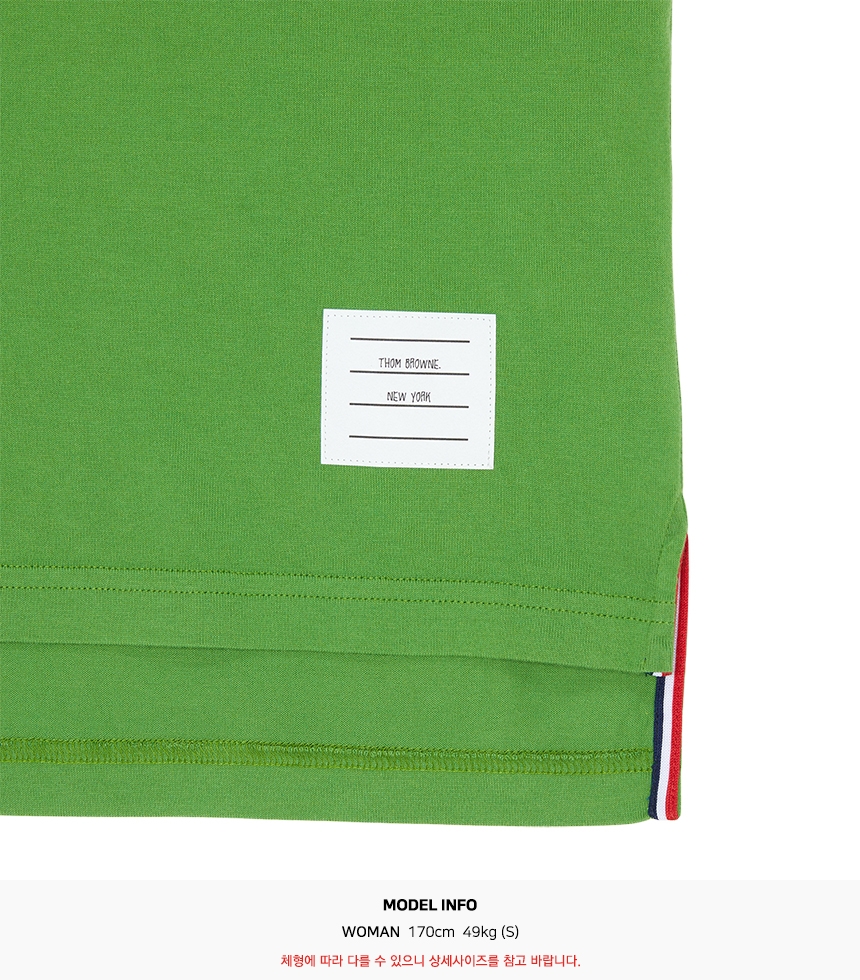 톰브라운(THOM BROWNE) 여성 반팔티셔츠 FJS102G 07862 330