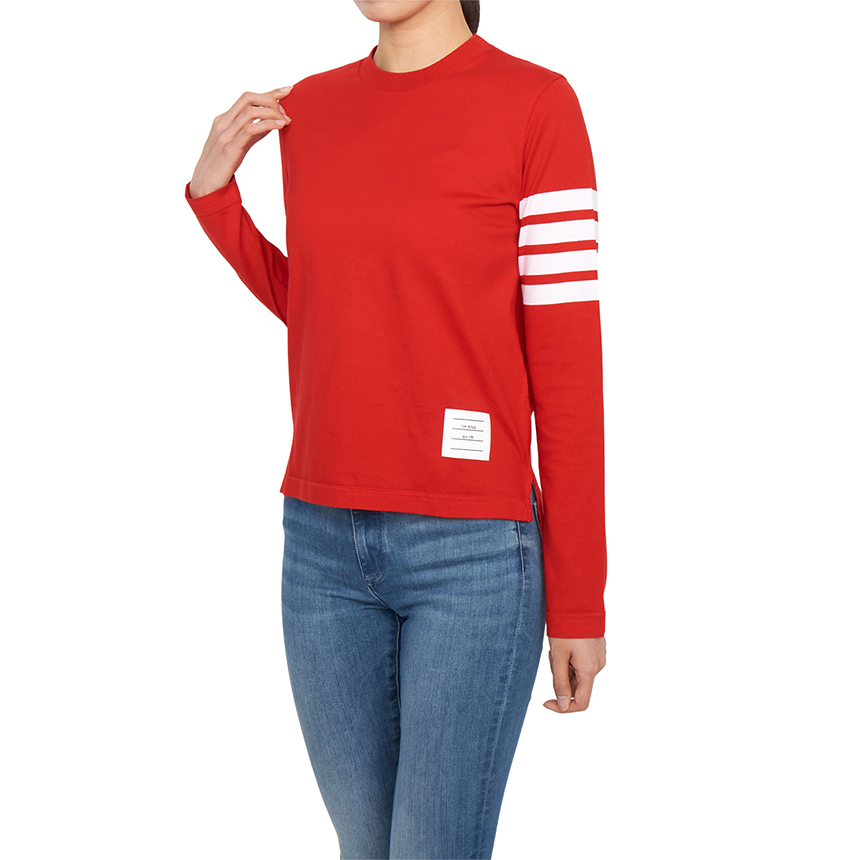 톰브라운(THOM BROWNE) 여성 긴팔티셔츠 FJS103G 07862 600